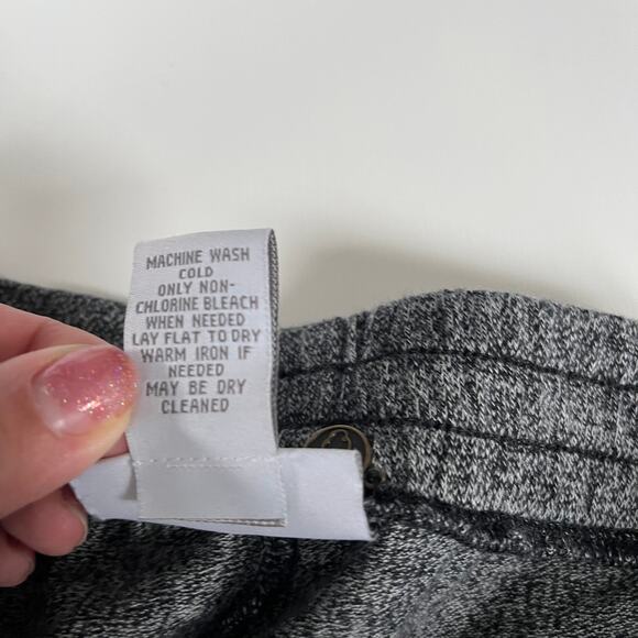 Soft Surroundings Lounge Sweat Pants Cuffed Gray Elastic Waist Size Medium - Picture 5 of 9